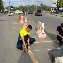 Dishub Balangan Siapkan penambahan Rambu Lalu Melintas