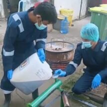 Inovasi Dayang Barakit, RSUD Datu Kandang Haji Olah Limbah Jadi Bahan bermanfaat