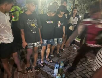 Gelar Patroli Malam, Personel KRYD Polres Barsel Amankan Sekelompok Remaja Pesta Miras