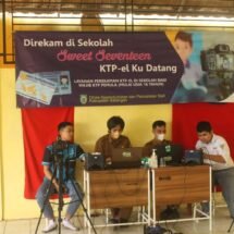 Tingkatkan Capaian Kepemilikan KTP – El, Disdukcapil Balangan Luncurkan Program Jemput Bola Ke Sekolah