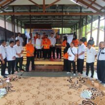 Rawan Bencana, Rumah Panggung Anti Banjir di Desa Pimping di Launcing BPBD Balangan