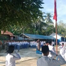 Satpol PP Balangan Tanamkan Disiplin dan Nasionalisme Pelajar Lewat Program Rolling to School