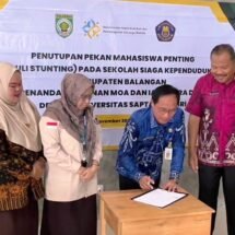 Univsm Gandeng Pemkab Balangan, Mahasiswa Didorong Jadi Agen Perubahan Cegah Stunting
