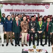 70 Pengurus IDI Cabang Balangan Periode 2024-2027 Resmi Dilantik