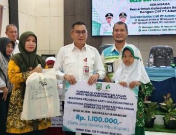 Pemkab Balangan Salurkan Beasiswa KBP untuk 126 Siswa dari CSR PT Adaro