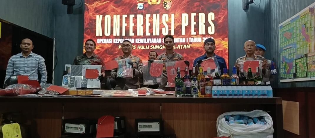 Operasi Sikat Intan I Tahun 2026: Polres HSS Amankan 33 Tersangka, Empat di Antaranya Target Operasi
