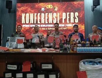 Operasi Sikat Intan I Tahun 2026: Polres HSS Amankan 33 Tersangka, Empat di Antaranya Target Operasi