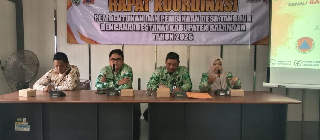 Sinergi Lintas Sektor, Pembentukan Desa Tangguh Bencana di Balangan Dipercepat