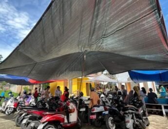 Benahi Tata Kelola Parkir, Dishub Balangan Pantau Area Parkir Pasar Tradisional